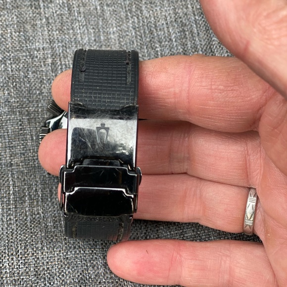 Men’s Bulova Accutron Model #65B139 Chronograph with Scuda rubber band - Picture 4 of 8